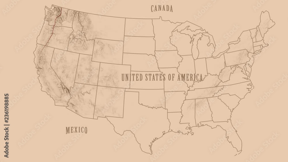 Pacific Crest Trail Map - An animated rendering map of the Pacific Crest Trail. Pacific Crest Trail Map - An animated rendering map of the Pacific Crest Trail.