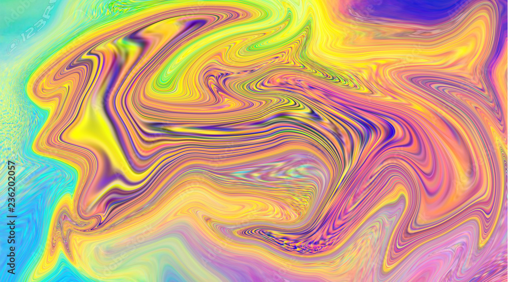 Trippy Background Design, with Copy Space