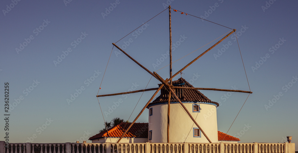 Old wind mill in Portugal