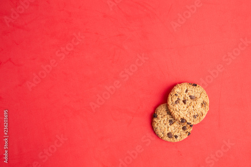 Obraz na płótnie cookies with chocolate chips w salonie