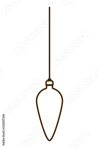 christmas ball decoration hanging isolated icon