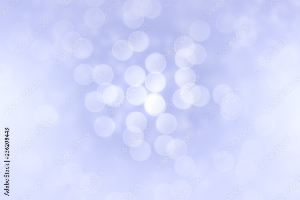 Abstract purple bokeh lights effect, soft blurred background