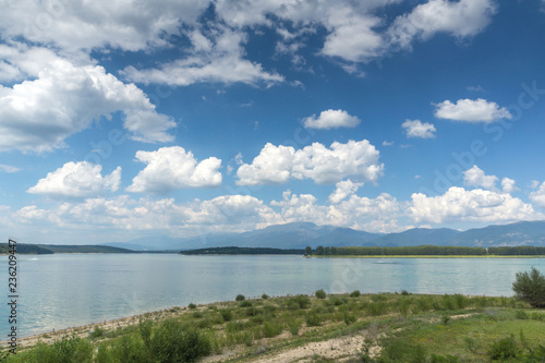 Amazing Summer view of Koprinka Reservoir  Stara Zagora Region  Bulgaria