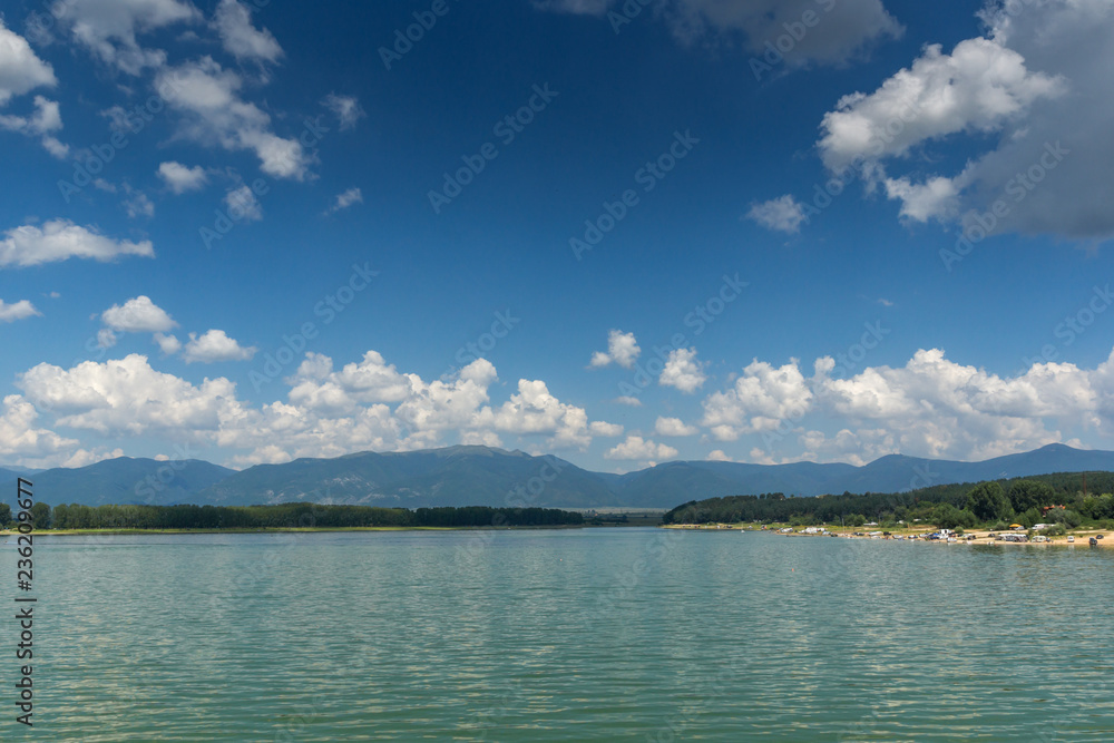 Amazing Summer view of Koprinka Reservoir, Stara Zagora Region, Bulgaria