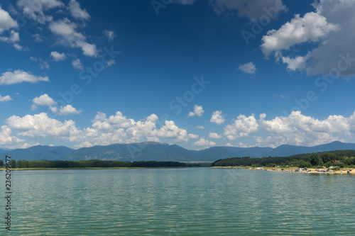 Amazing Summer view of Koprinka Reservoir, Stara Zagora Region, Bulgaria