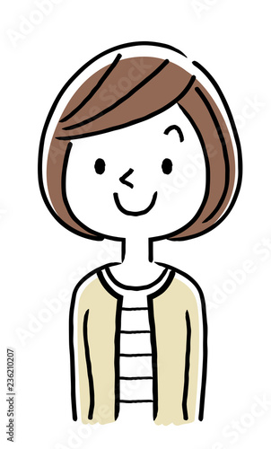 若い女性
