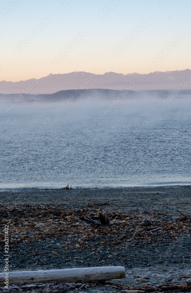fog on Puget Sound