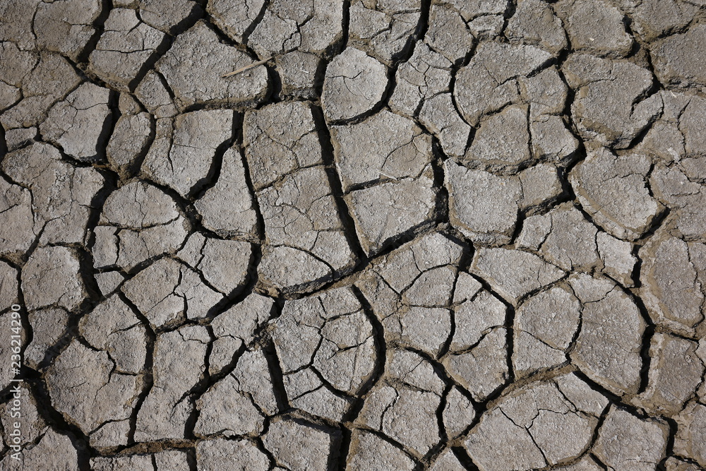 Climate warming dry chapped land