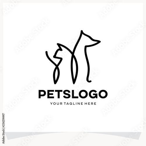Pets Logo Design Template