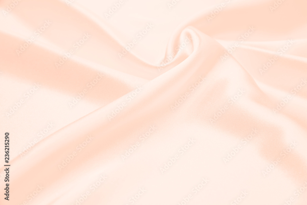 Obraz premium The texture of the satin fabric of pink color for the background