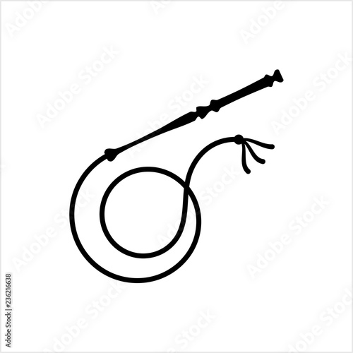 Whip Icon, Riding Whip Icon