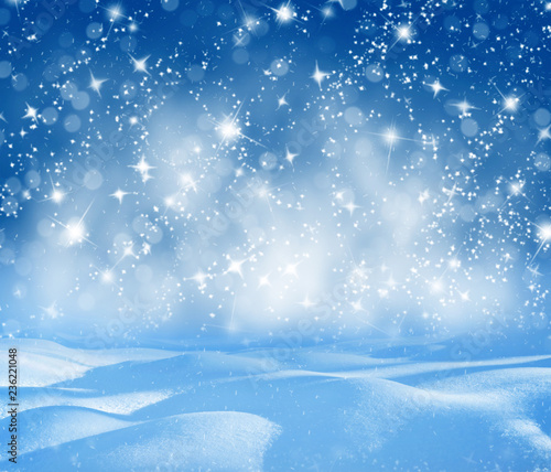 Wallpaper Mural Christmas bright background. Winter Christmas background for design and greeting cards Torontodigital.ca