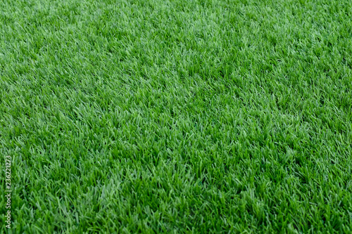 Green artificial grass background