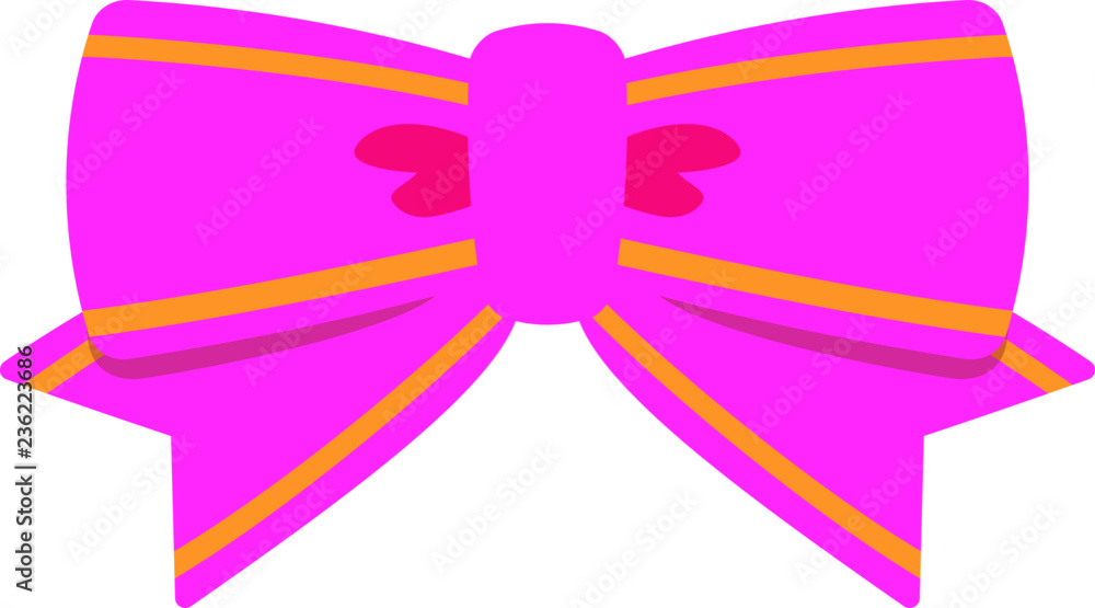 Pink ribbon shaped like a butterfly Pink ribbon shaped like a butterfly