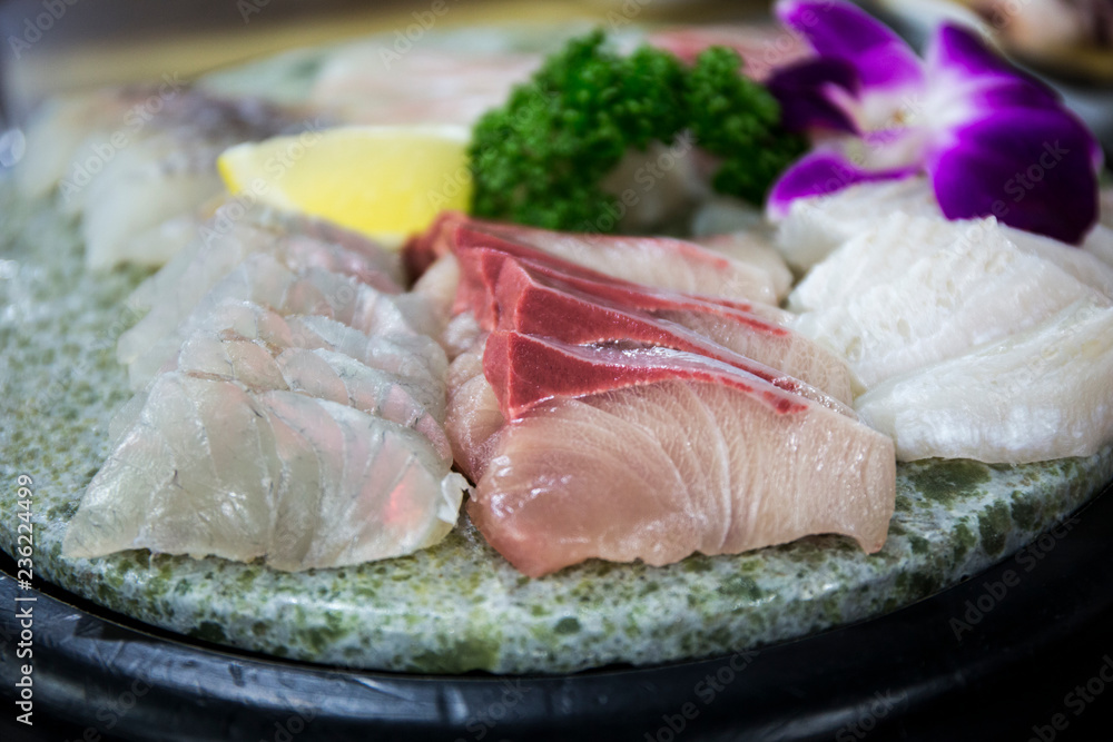 Sliced Raw Fish, Saengseon-hoe, Korean Food