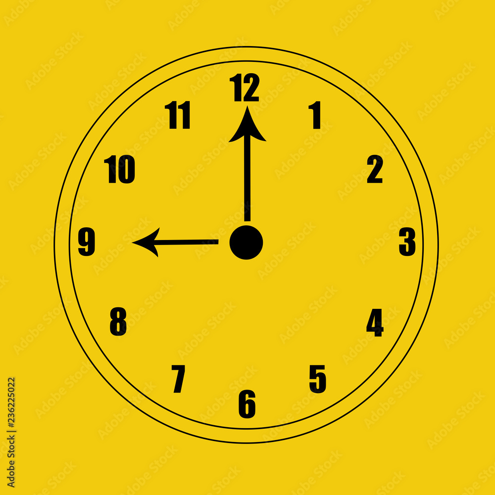 clock isolated on white background clock isolated on white background