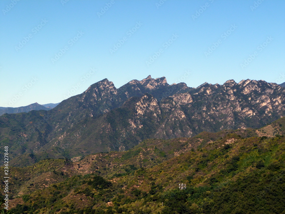 Mountains near Great Wall China