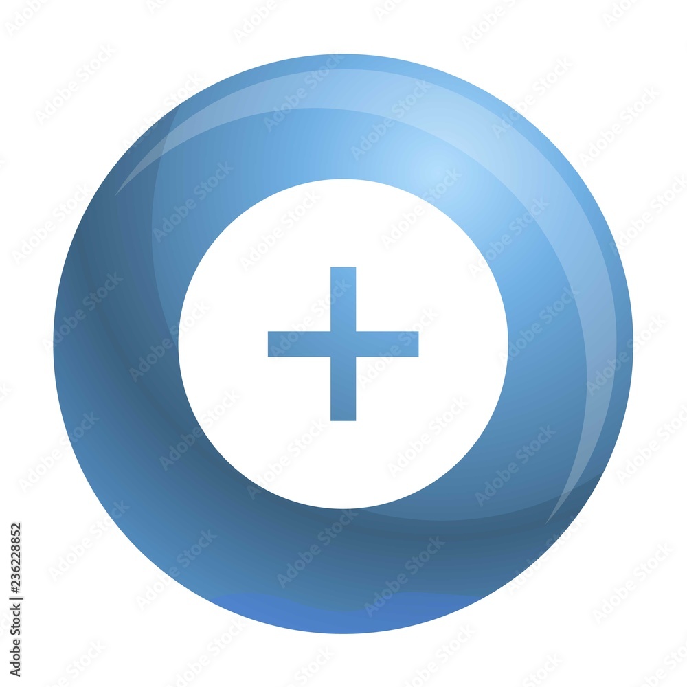 Circle plus icon. Simple illustration of circle plus vector icon for web design isolated on white background Circle plus icon. Simple illustration of circle plus vector icon for web design isolated on white background