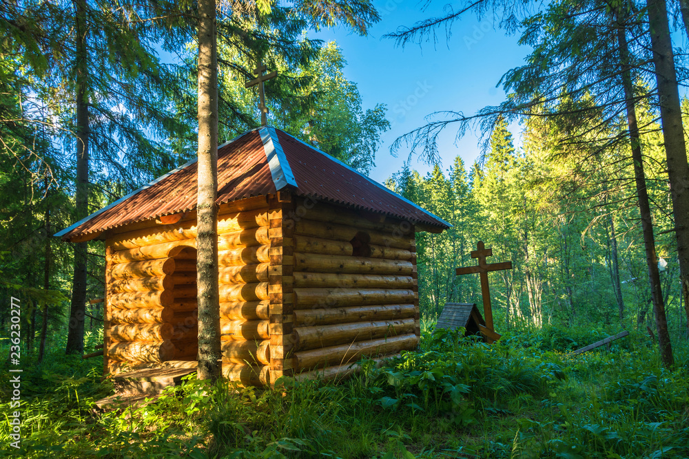 Saint Basil the Blessed Spring, village Klimitino, Russia. Saint Basil the Blessed Spring, village Klimitino, Russia.