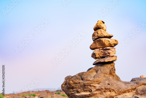 Balance and harmony stone stack  the difference always outstanding and put on top  stone  balance  rock  peaceful concept