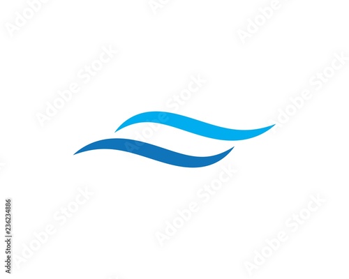 Wallpaper Mural Water Wave symbol and icon Logo Template Torontodigital.ca