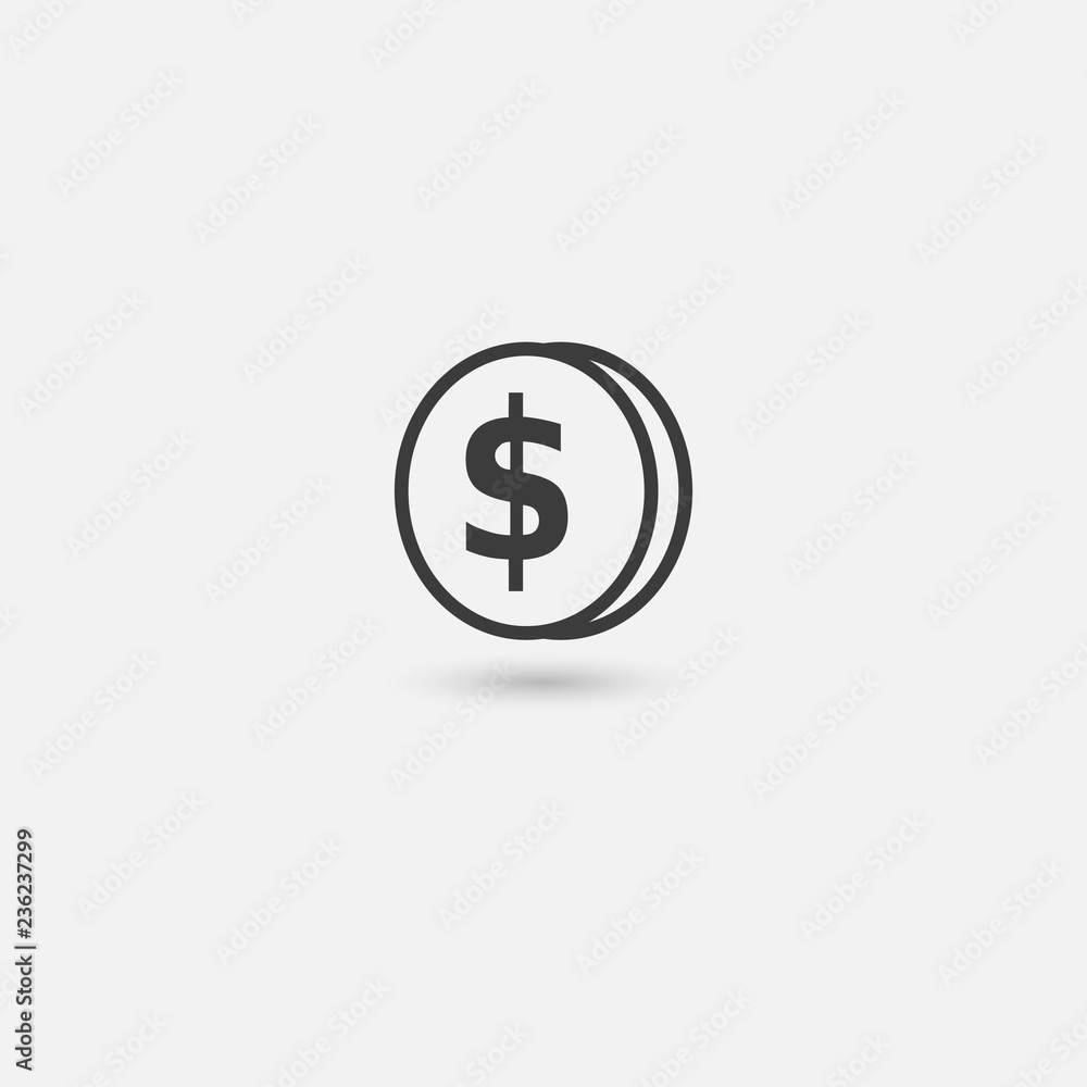 Currency. Money. Dollar. Vector illustration. Currency. Money. Dollar. Vector illustration.