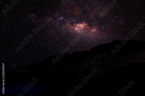 milky way and star dust