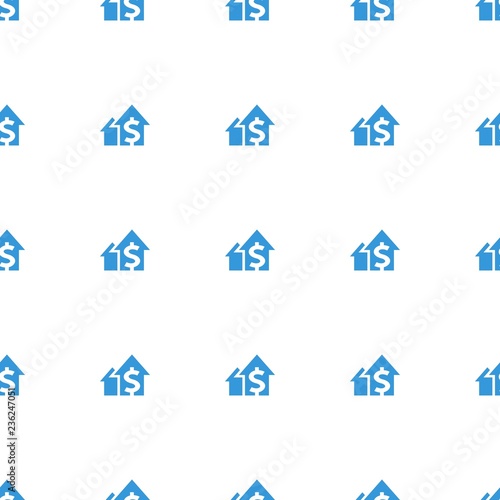 revenue pattern repeat seamless on white background. Editable filled revenue icons from finance collection. dolar growth icon for web and mobile.
