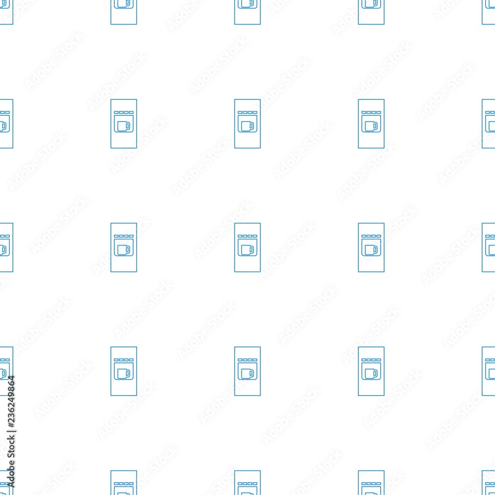 vending pattern repeat seamless on white background. Editable line vending icons from airport collection. vending machine icon for web and mobile. vending pattern repeat seamless on white background. Editable line vending icons from airport collection. vending machine icon for web and mobile.