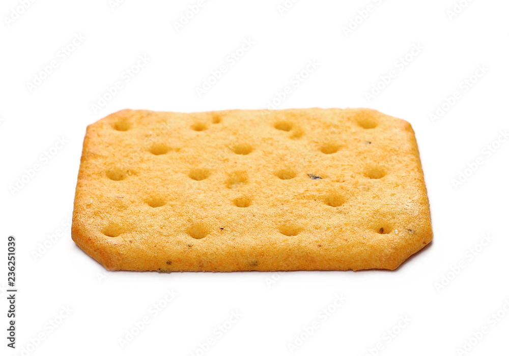Salty crackers isolated on white background Salty crackers isolated on white background