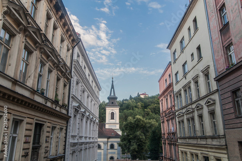 Street in the city of Prague