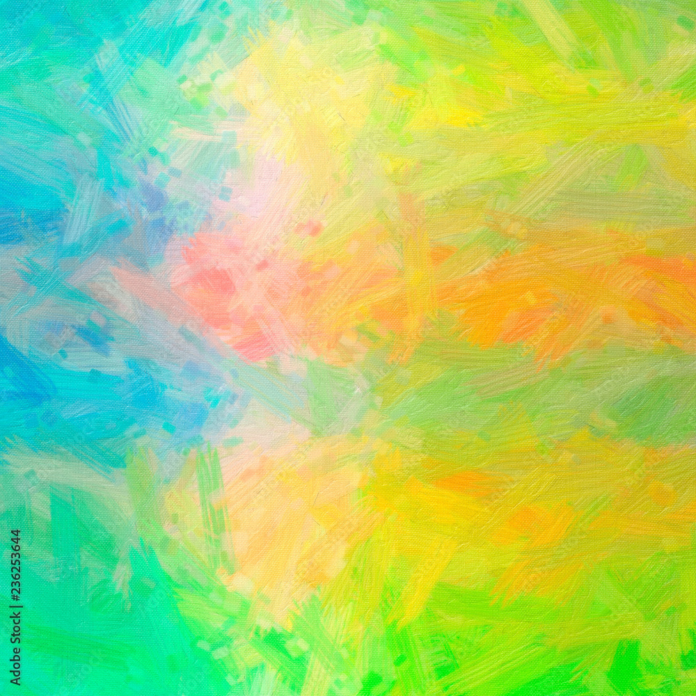 Illustration of abstract Green, Blue And Orange Bristle Brush Oil Paint Square background. Illustration of abstract Green, Blue And Orange Bristle Brush Oil Paint Square background.