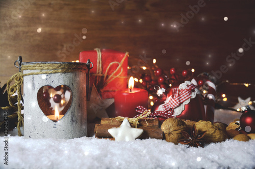 Weihnachtskarte - Laterne m...