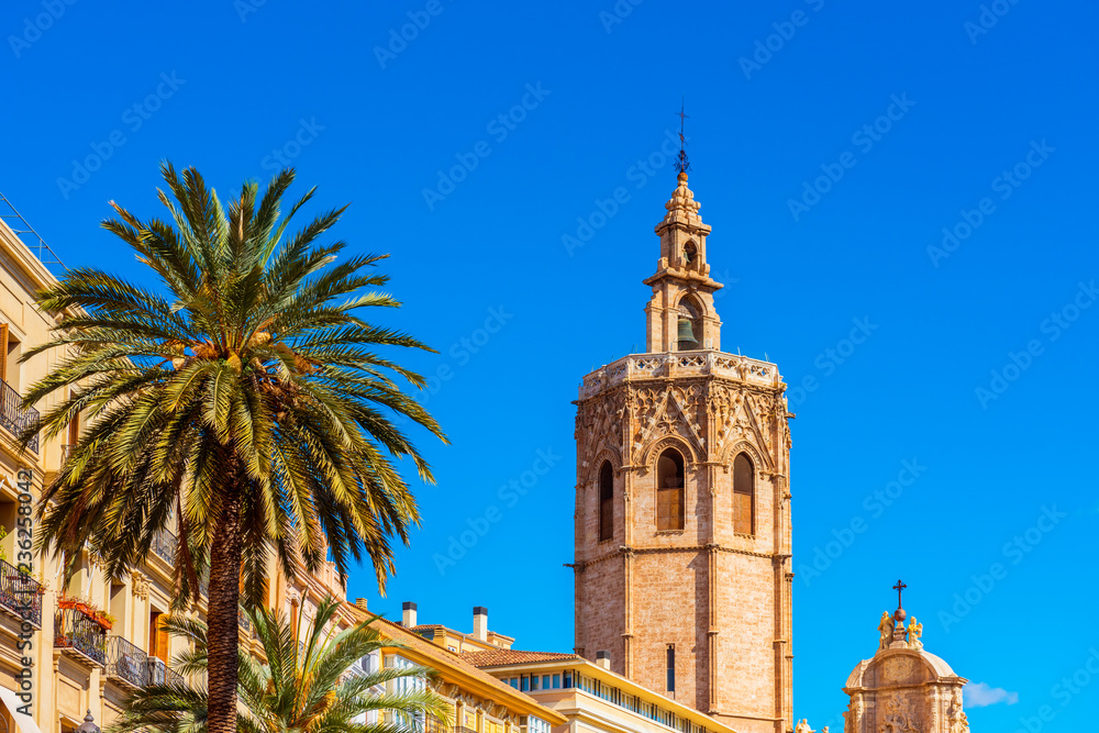 Bell Tower in Valencia Spain 