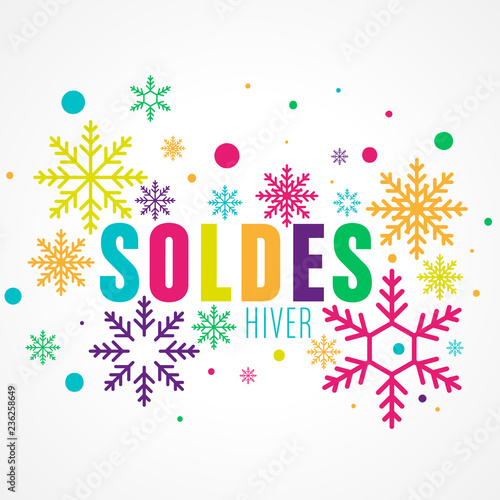 soldes- flocon de neige