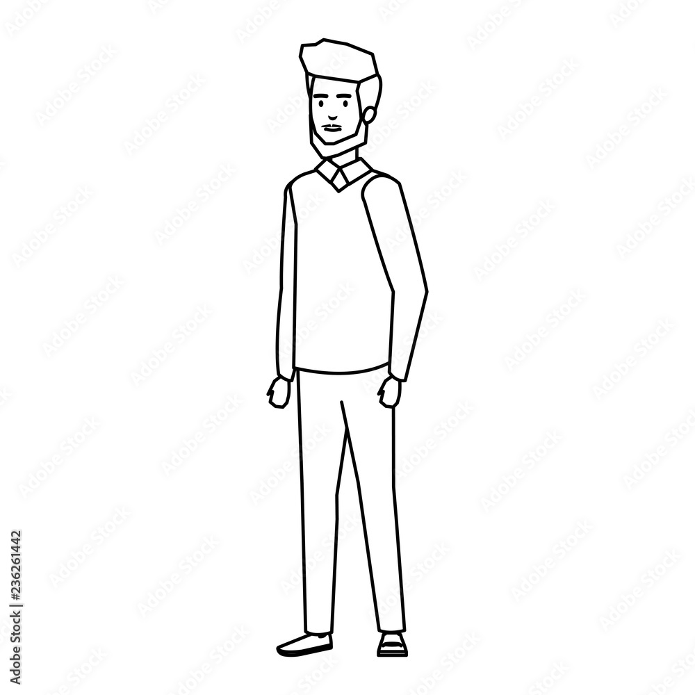 elegant businessman avatar character elegant businessman avatar character