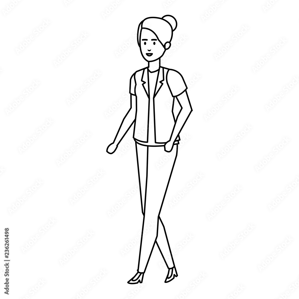 elegant businesswoman avatar character elegant businesswoman avatar character