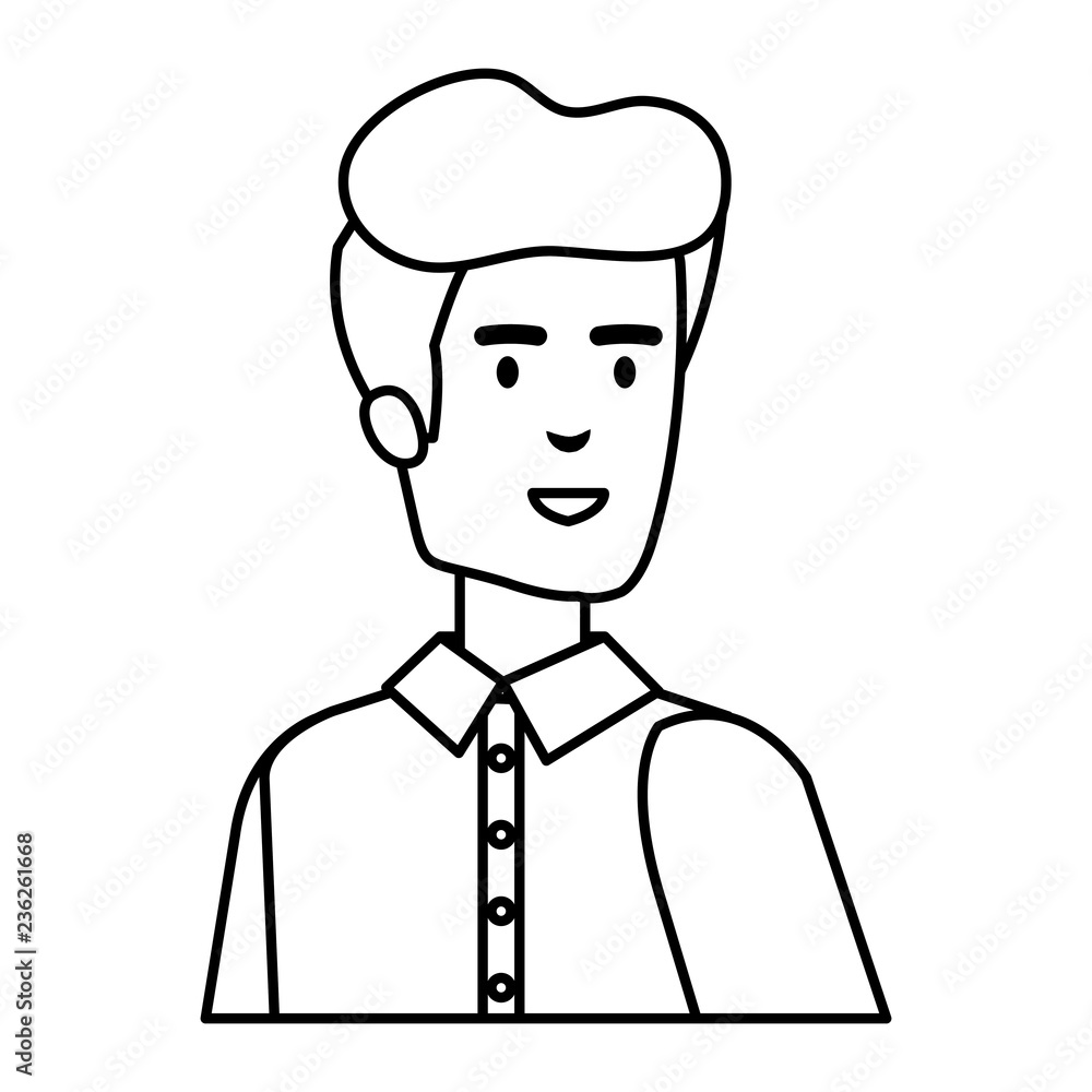 elegant businessman avatar character elegant businessman avatar character