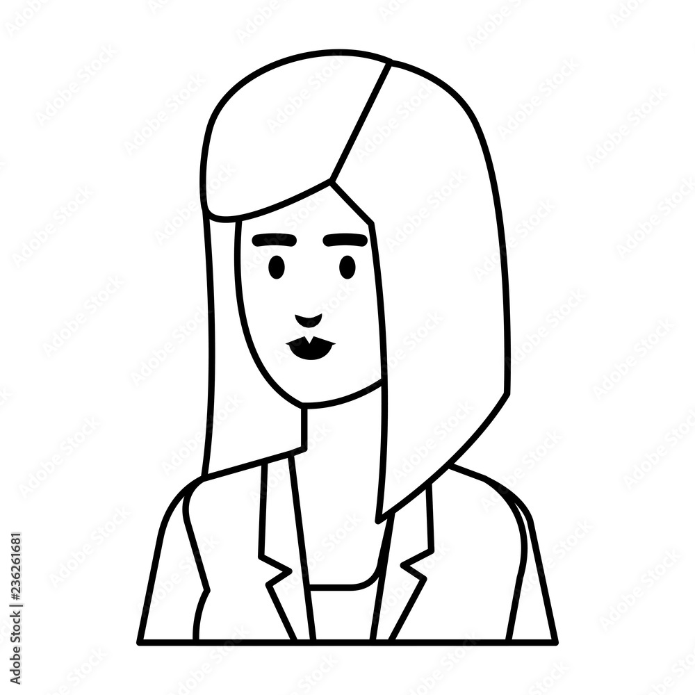 elegant businesswoman avatar character elegant businesswoman avatar character