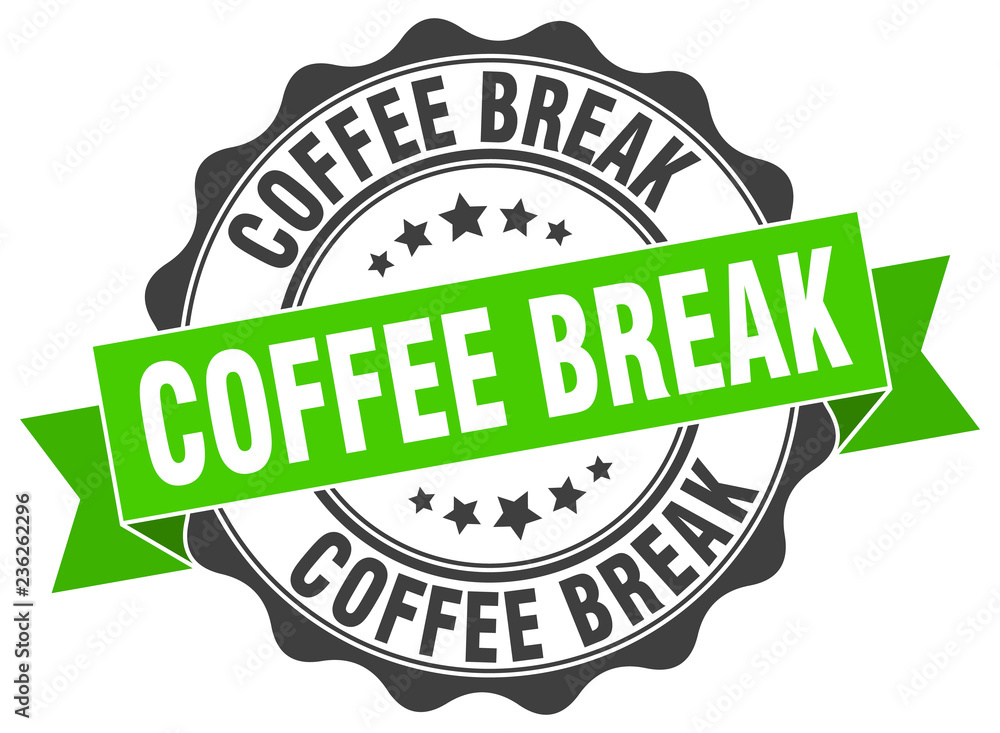 coffee break stamp. sign. seal coffee break stamp. sign. seal