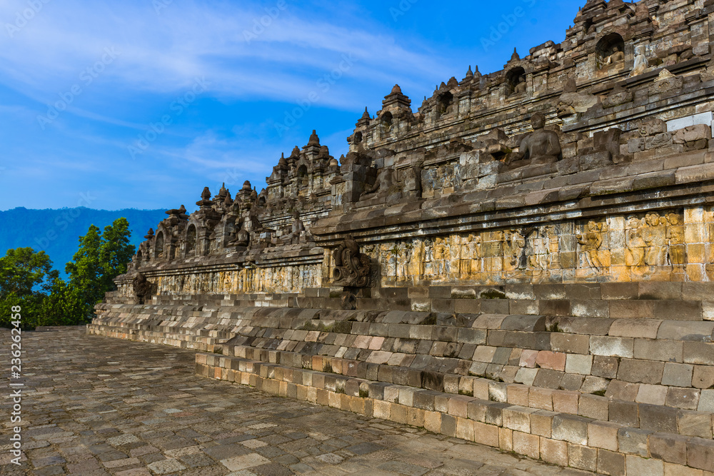 Borobudur Buddist Temple - island Java Indonesia Borobudur Buddist Temple - island Java Indonesia