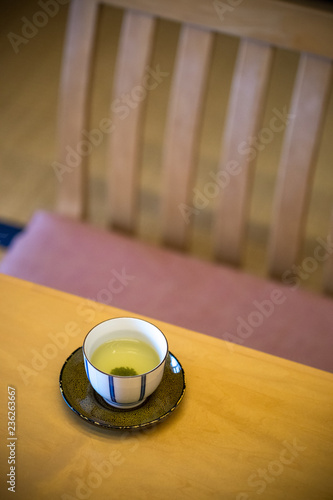 日本茶と和室　和風イメージ