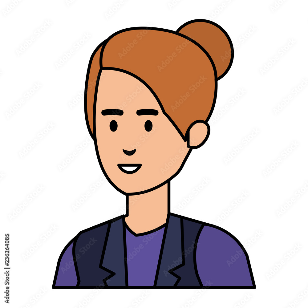 elegant businesswoman avatar character elegant businesswoman avatar character