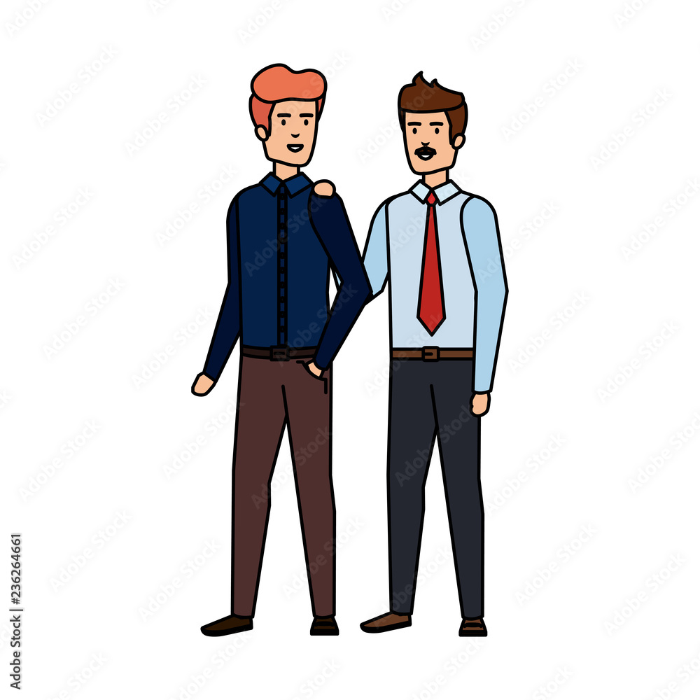 elegant businessmen avatars characters elegant businessmen avatars characters