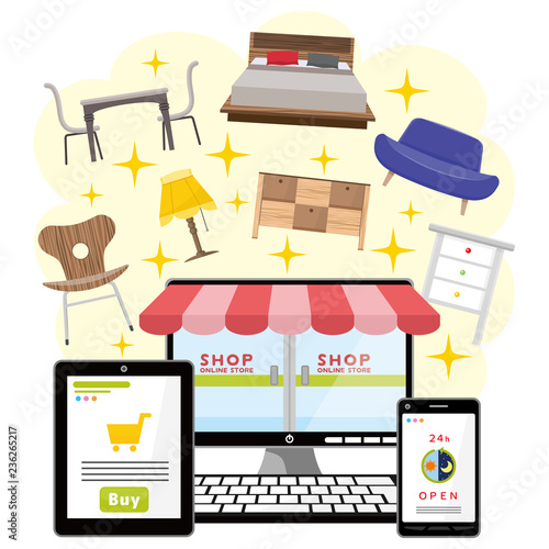 ネットショッピング　インテリア