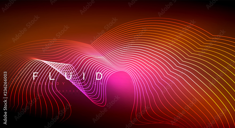 Digital flowing wave particles abstract background Digital flowing wave particles abstract background