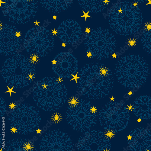 Star and snowflakes simple ...