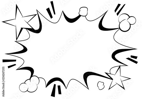 Vector illustrated retro comic background, pop art vintage style abstract background.