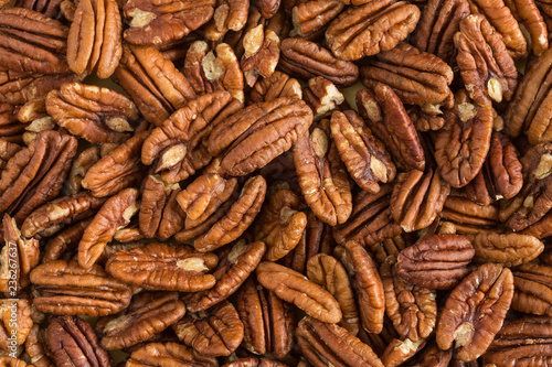 Close up of Pecan Nuts photo