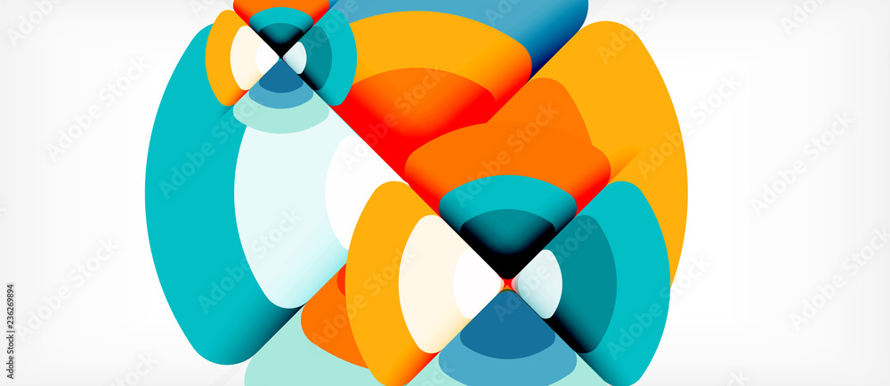 Obraz premium Circle abstract background